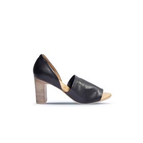 Bueno Shoes 01WN4306 Siyah Deri Kadın Sandalet