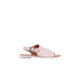 Bueno Shoes 01WN5000 Gümüş Deri Kadın Sandalet