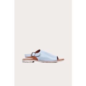Bueno Shoes 01WN5000 Mavi Deri Kadın Sandalet