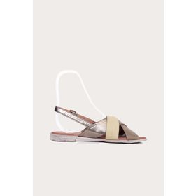 Bueno Shoes 01WN5010 Haki Multi Deri Kadın Sandalet