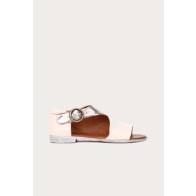 Bueno Shoes 01WN5034 Pudra Vizon Deri Kadın Sandalet