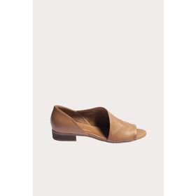 Bueno Shoes 01WN5112 Kahverengi Deri Kadın Düz Sandalet