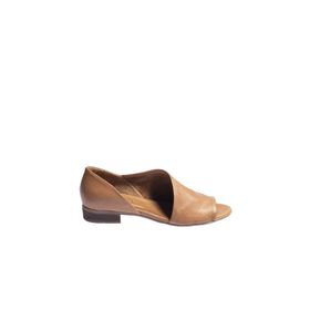Bueno Shoes 01WN5112 Kahverengi Deri Kadın Düz Sandalet