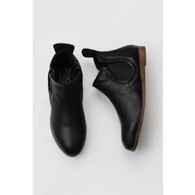 Bueno Shoes 01WP1602 Siyah Deri Kadın Bot