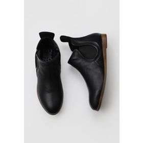 Bueno Shoes 01WP1602 Siyah Deri Kadın Bot