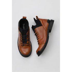 Bueno Shoes 01WP7701 Taba Deri Düz Kadın Bot