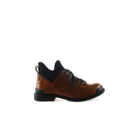 Bueno Shoes 01WP7701 Taba Deri Düz Kadın Bot