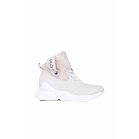 Bueno Shoes 01WP7903 Bej Deri Kadın Bot