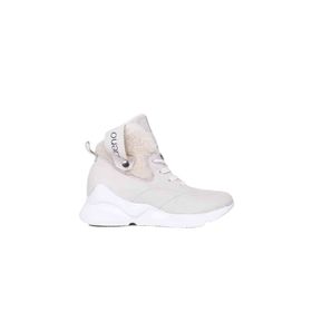 Bueno Shoes 01WP7903 Bej Deri Kadın Bot