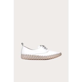 Bueno Shoes 01wq0200 Gri Deri Kadın Düz Ayakkabı