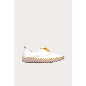 Bueno Shoes 01WQ0200 Sarı Deri Düz Kadın Günlük Ayakkabı