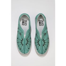Bueno Shoes 01wq0402 Taba Açık Flotter Deri Kadın Babet