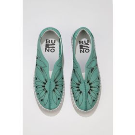 Bueno Shoes 01wq0402 Taba Açık Flotter Deri Kadın Babet