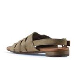 Bueno Shoes 01WQ0506 Yeşil Deri Kadın Sandalet