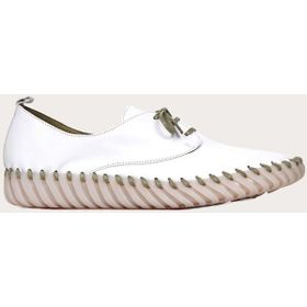 Bueno Shoes 01WQ10100 Haki Deri Kadın Spor Ayakkabı