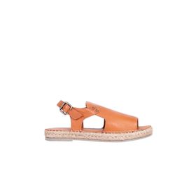 Bueno Shoes 01WQ1125 Taba Kadın Deri Espadril Sandalet