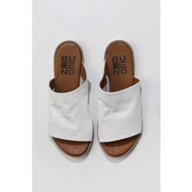 Bueno Shoes 01WQ2009 Beyaz Deri Kadın Düz Terlik