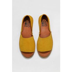Bueno Shoes 01WQ2413 Sarı Süet Kadın Babet