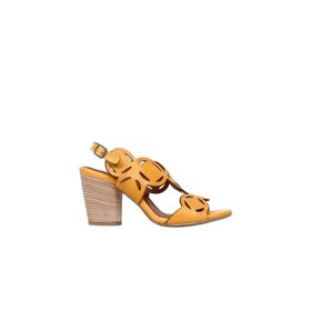 Bueno Shoes 01wq2902 Vizon Deri Kadın Topuklu Sandalet