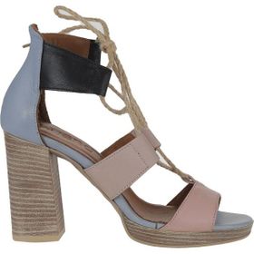 Bueno Shoes 01WQ4605 Gül Kurusu Multi Deri Kadın Topuklu Sandalet