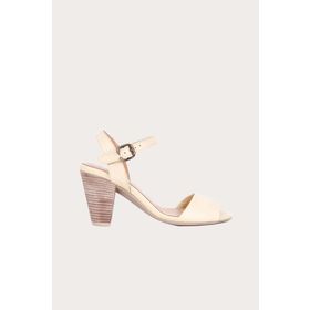 Bueno Shoes 01WQ8204 Yeşil Deri Kadın Topuklu Sandalet