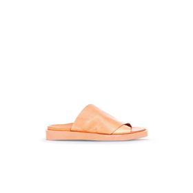 Bueno Shoes 01wq9100 Turuncu Deri Kadın Düz Sandalet