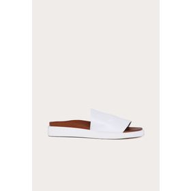 Bueno Shoes 01WQ9103 Beyaz Deri Kadın Düz Terlik