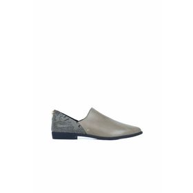 Bueno Shoes 01WR0211 Yeşil Deri Kadın Babet