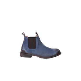 Bueno Shoes 01WR0901 Mavi Nubuk Kadın Bot