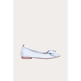 Bueno Shoes 01WR3100 Mavi Deri Kadın Düz Babet