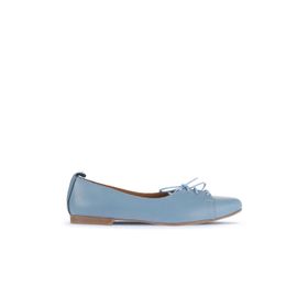 Bueno Shoes 01WR3114 Mavi Deri Kadın Günlük Ayakkabı