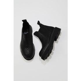 Bueno Shoes 01WR3401 Siyah Cym Deri Kadın Düz Bot