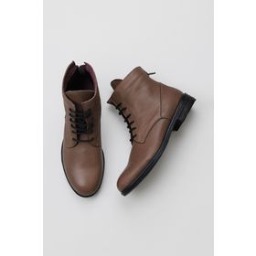 Bueno Shoes 01WR4600 Gri Deri Kadın Düz Bot