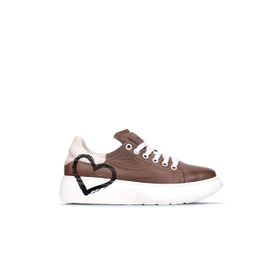 Bueno Shoes 01WR4802 Gri Deri Kadın Spor Ayakkabı