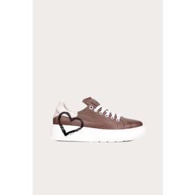 Bueno Shoes 01WR4802 Gri Deri Kadın Spor Ayakkabı
