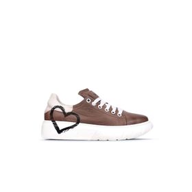 Bueno Shoes 01WR4802 Gri Deri Kadın Spor Ayakkabı