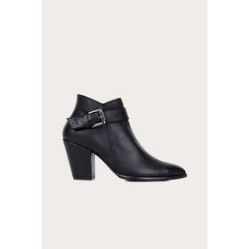 Bueno Shoes 01WR5005 Siyah Kadın Topuklu Bot