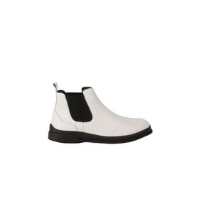 Bueno Shoes 01WR6300 Beyaz Deri Kadın Bot