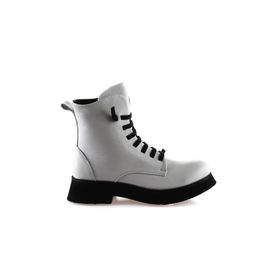 Bueno Shoes 01WR8803 Beyaz Flotter Deri Kadın Bot