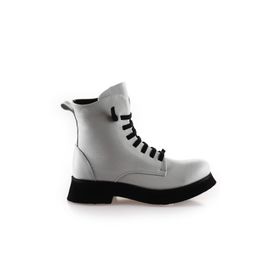 Bueno Shoes 01WR8803 Beyaz Flotter Deri Kadın Bot