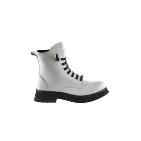 Bueno Shoes 01WR8803 Beyaz Flotter Deri Kadın Bot