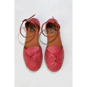 Bueno Shoes 01WS1807 Fuşya Deri Kadın Espadril Sandalet