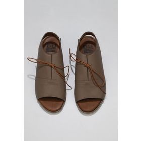 Bueno Shoes 01WS2510 Gümüş Deri Kadın Sandalet