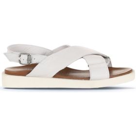 Bueno Shoes 01WS2801 Beyaz Kırık Deri Kadın Sandalet