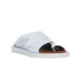 Bueno Shoes 01WS2809 Turkuaz Deri Parmak Arası Kadın Terlik