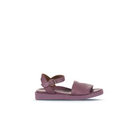 Bueno Shoes 01WS2812 Mor Deri Kadın Düz Sandalet