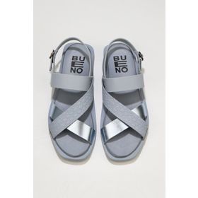 Bueno Shoes 01ws2816 Yeşil Deri Kadın Düz Sandalet