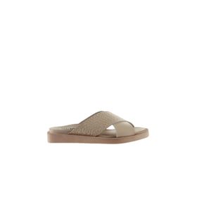 Bueno Shoes 01ws2817 Gül Kurusu Deri Kadın Düz Terlik