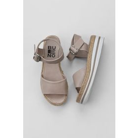 Bueno Shoes 01WS4216 Gri Deri Kadın Sandalet