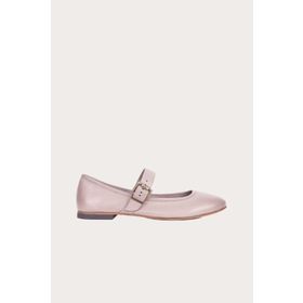 Bueno Shoes 01WS4409 Gri Deri Kadın Düz Babet